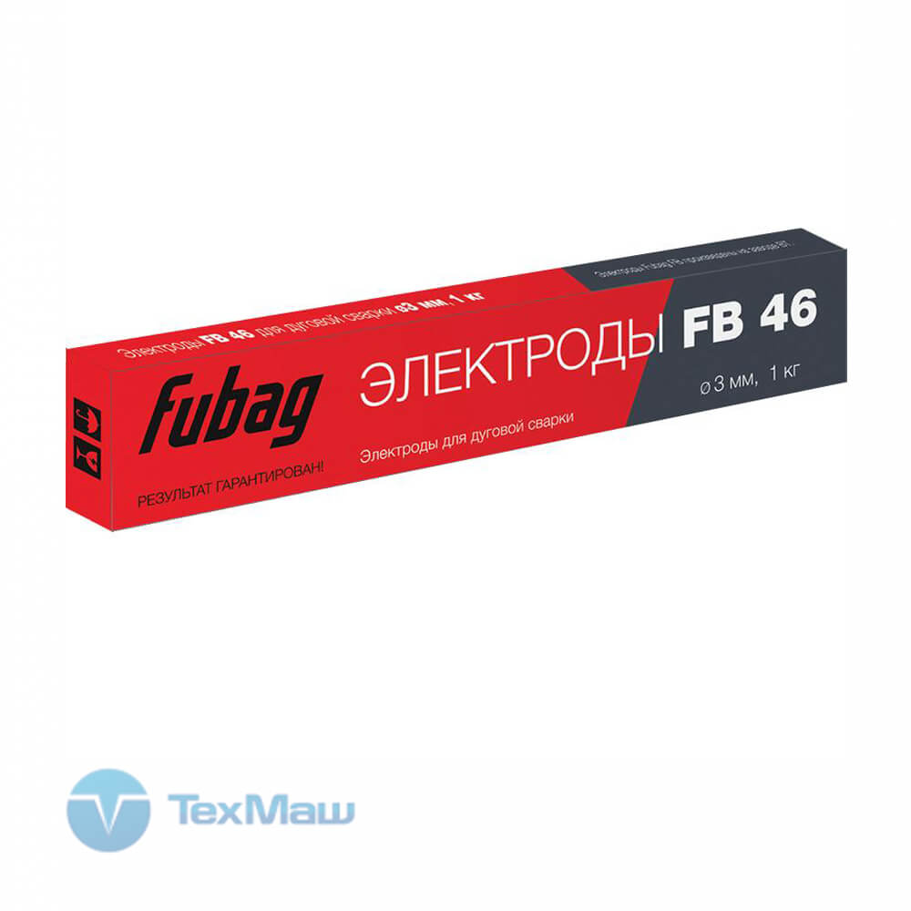 Электрод сварочный FUBAG FB 46 D2,5 мм электрод сварочный с основным покрытием fubag fb 13 55 d4 0 мм [38882]