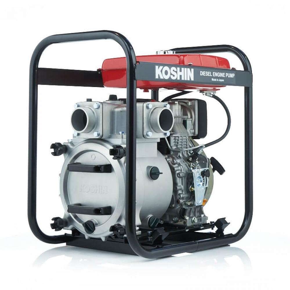 Дизельная мотопомпа для сильно-загрязненных вод Koshin KTY-80D бензиновая мотопомпа для загрязненных вод koshin sev 25f