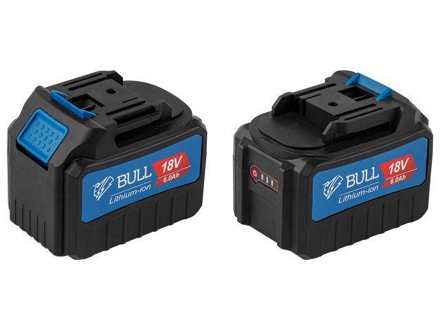 Аккумулятор BULL AK 6001 18.0 В, 6.0 А/ч, Li-Ion (18 В, 6 А*ч,  Li-ion) (0329178) аккумулятор для видеокамеры canon bp 807 bp 809 bp 819