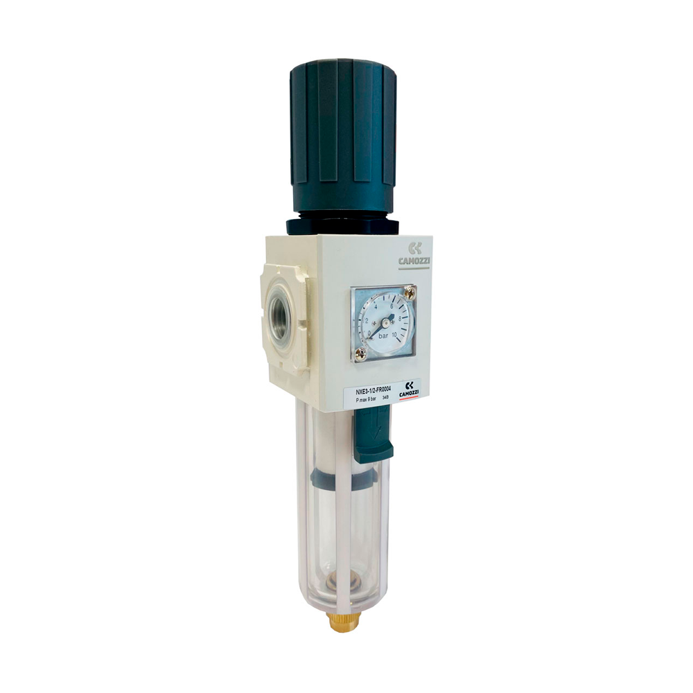 Фильтр-регулятор давления Camozzi NXE3-1/2-FR0004 регулятор давления aignep r1 1 4 [t020103040000]