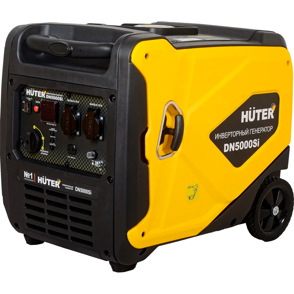Инверторный генератор Huter DN5000Si бензиновый инверторный генератор varteg g1500i 2 2 квт 4 л с 1х220 в 16 а ручной старт