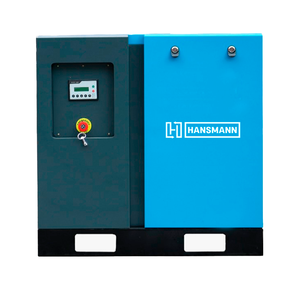 Винтовой компрессор Hansmann RS7.5А-8 компрессор безмаслянный малошумный мб 750 10 750 вт 10 л 150 л мин сибртех