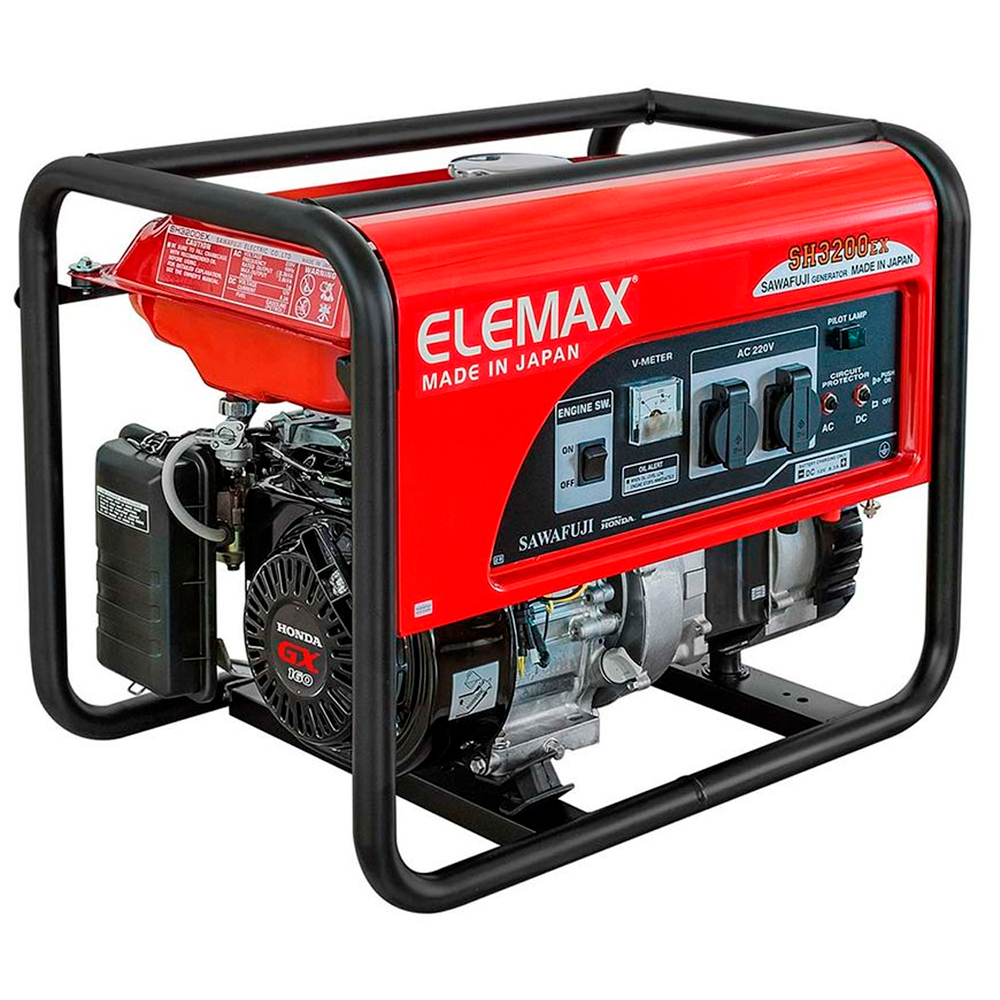 Генератор бензиновый Elemax SH 3200 EX-R (2.6 кВа) генератор бензиновый elemax sht 11500 11 5 ква