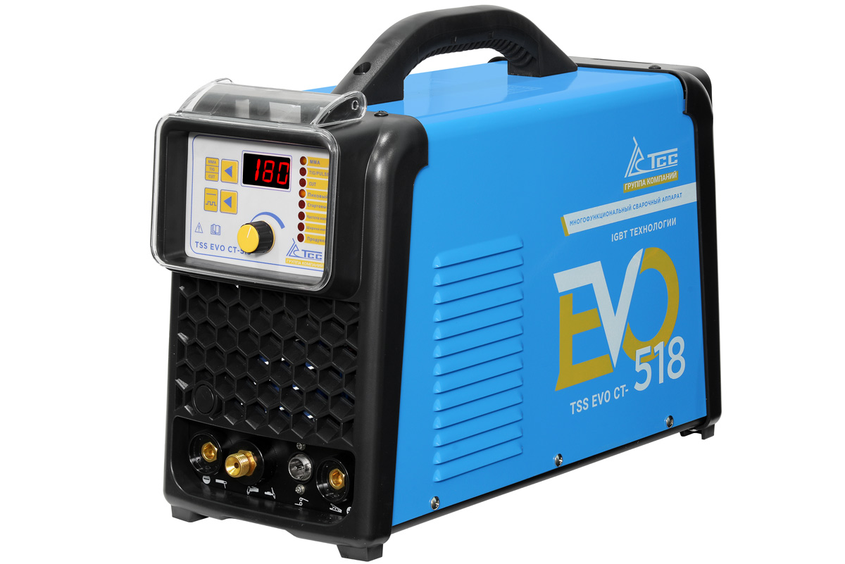 Многофункциональный сварочный аппарат TSS EVO CT-518 сварочный аппарат ресанта саи 160пн ток 160а напряжение 220в