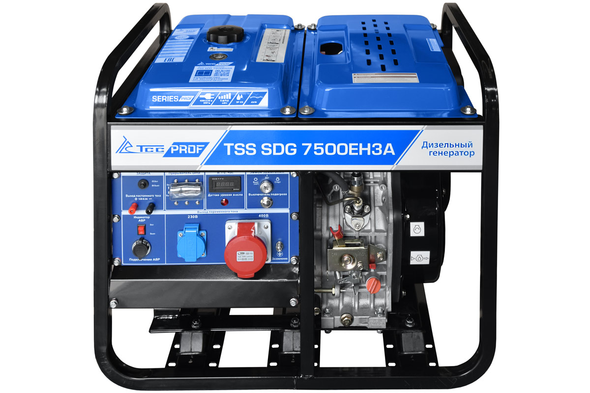 Дизель генератор TSS SDG 7500EH3A генератор бензиновый a ipower a17000тeax 15квт 400в 50гц электростартер
