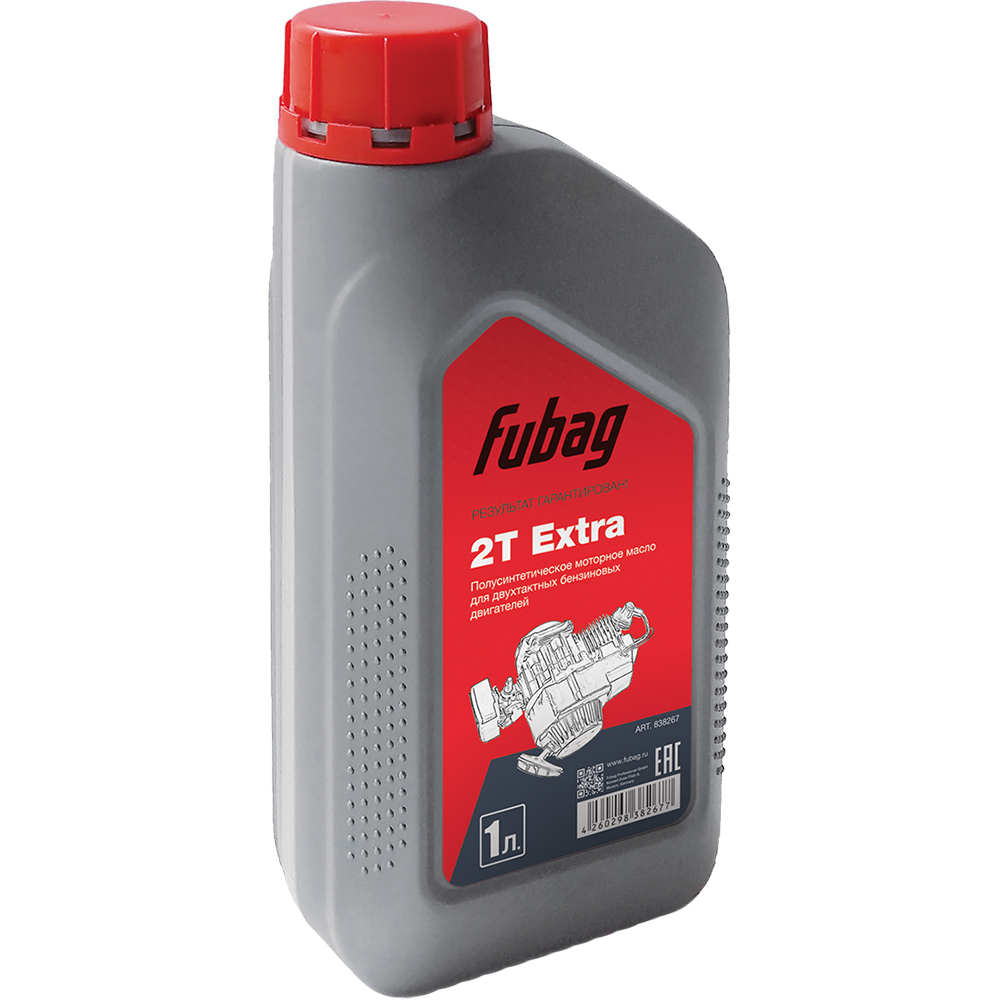 Масло моторное полусинтетическое Fubag 2Т Extra 1 л [838267] масло для пневмоинструмента 1 литр fubag vg 46