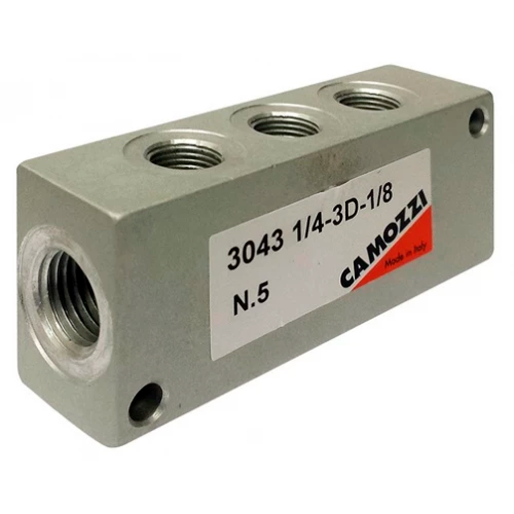 Коллектор Camozzi 3043 1/2-3D-3/8 коллектор 3 4 х1 2 3 выхода вентиль profactor