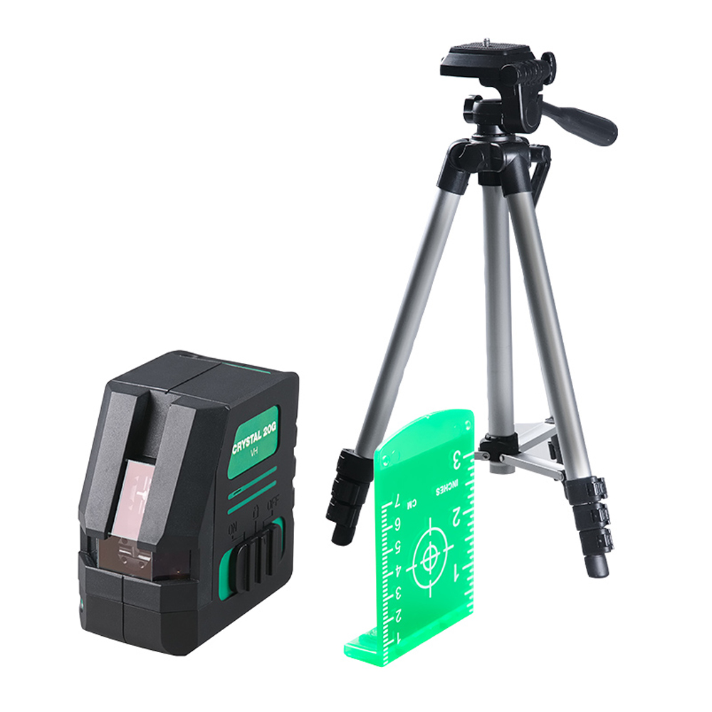 Лазерный уровень Crystal 20G VH Set c зеленым лучом Fubag лазерный дальномер ada cosmo 50 а00491 диапазон 50 м госреетр точность 1 5 мм ааа