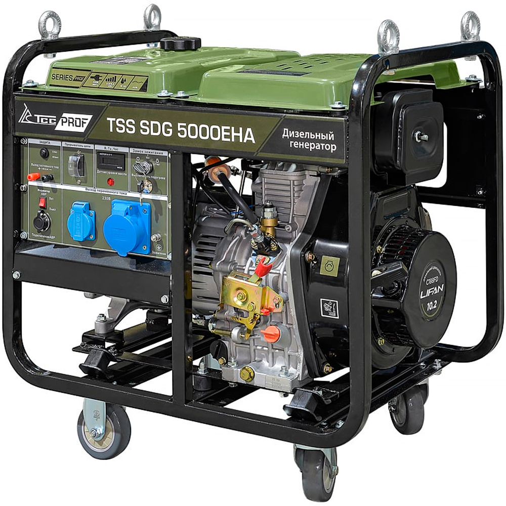 Дизель генератор TSS SDG 5000EHA долговременная промывка масляной системы ruseff