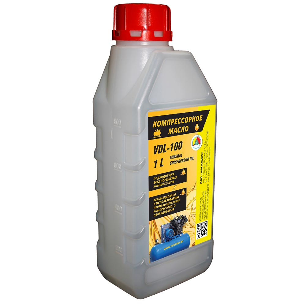 Масло компрессорное VDL 100 (1л) масло компрессорное синтетическое comaro oil м46 20 литров