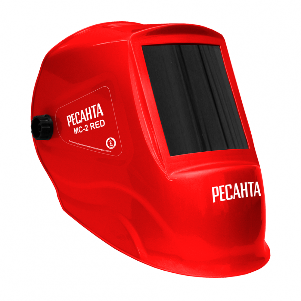 Сварочная маска Ресанта МС-2 RED сварочная маска ресанта мс 1 смотровое окно 90х40 мм