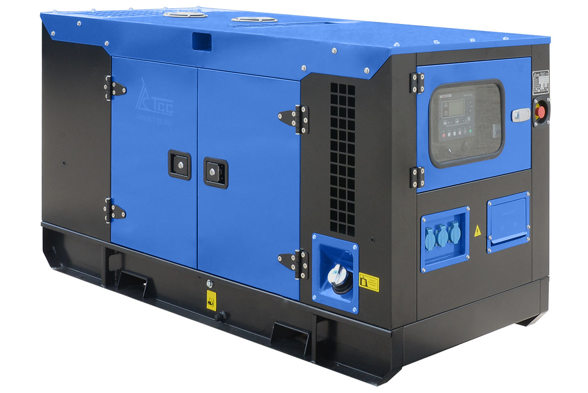 Дизельный генератор ТСС АД-12С-Т400-1РКМ11 в шумозащитном кожухе дизельный генератор тсс ад 24с т400 1ркм11 в шумозащитном кожухе