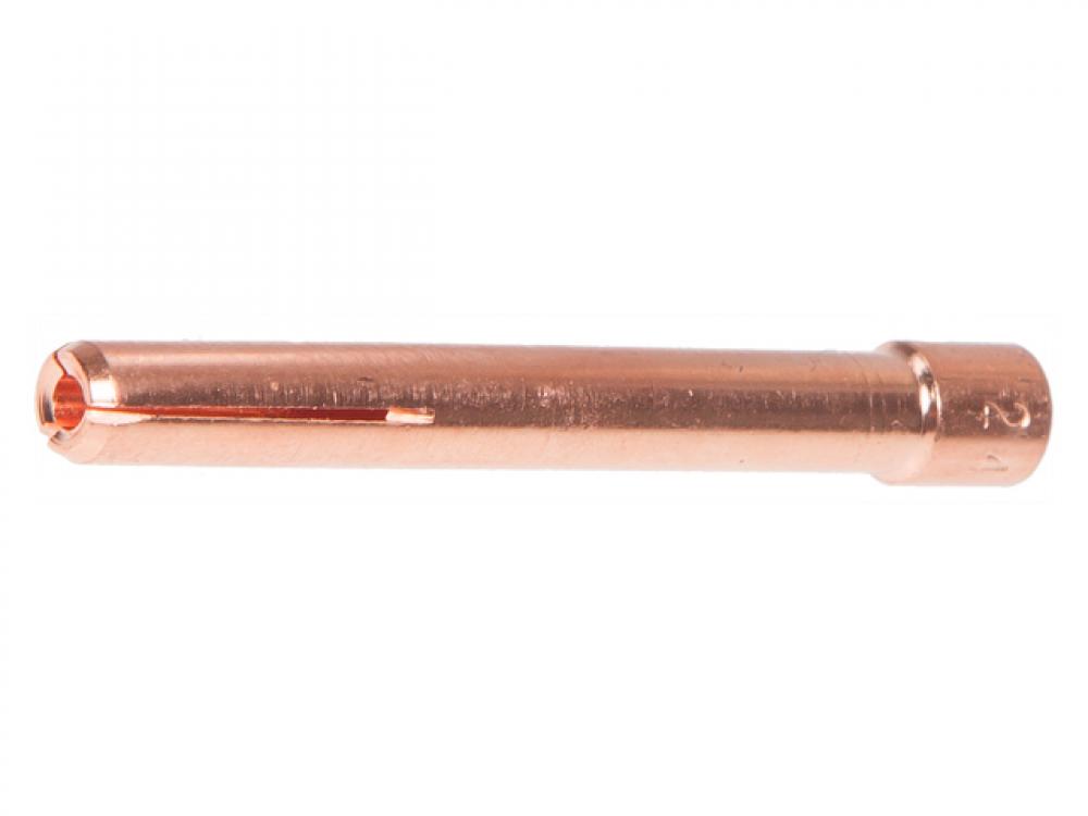 Цанга TIG горелки 2.4 мм (L=50 мм) SOLARIS (WA-3812) колпачок защитный tig горелки длинный solaris