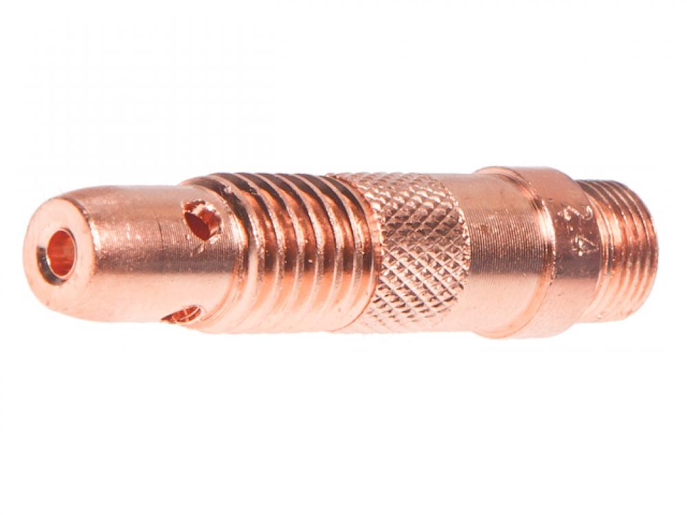 Зажим цанги TIG горелки 2,4 мм (L= 47 мм) SOLARIS (WA-3818) колпачок защитный tig горелки длинный solaris