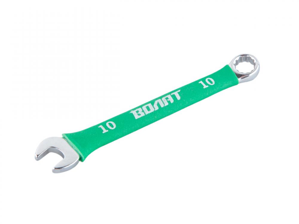 Ключ комбинированный 10мм в прорезиненной оплетке ВОЛАТ (16060-10) ключ комбинированный 17мм волат 16030 17