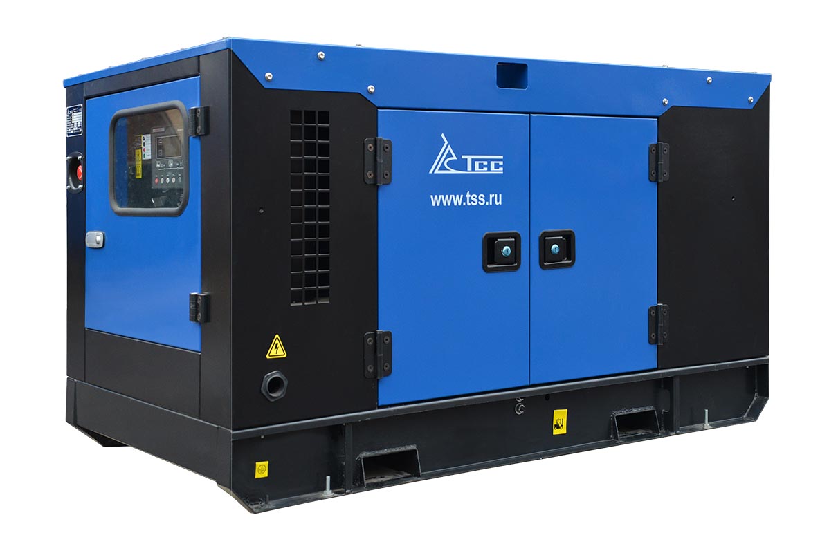 Дизельный генератор ТСС АД-24С-Т400-1РКМ11 в шумозащитном кожухе дизельный генератор тсс ад 640с т400 1рм18