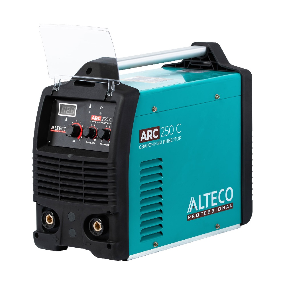 Сварочный аппарат Alteco ARC-250C аппарат для сварки пластика 1500 вт 20 63 мм комлект металлический кейс диолд аспт 4