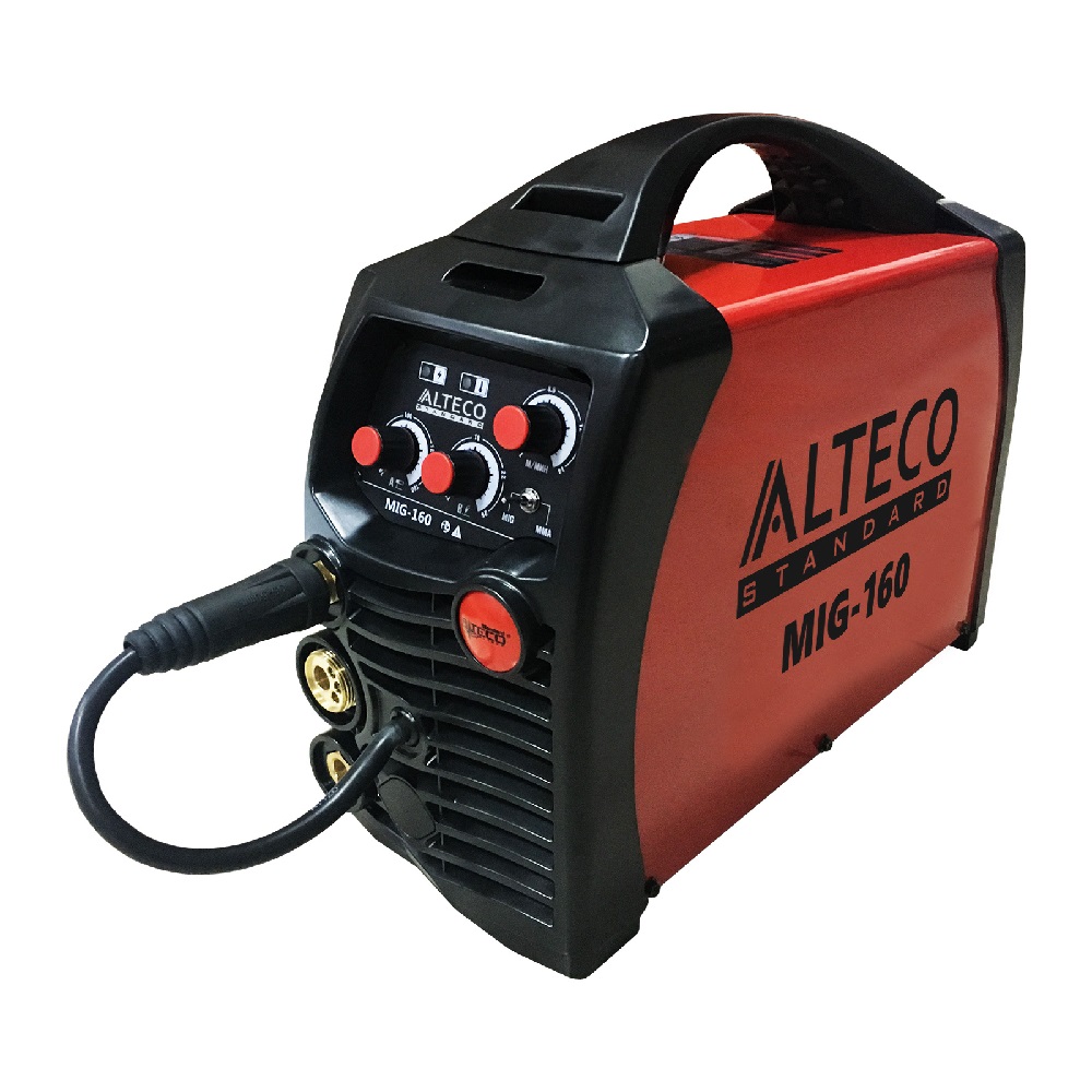 Сварочный аппарат Alteco MIG-160 аппарат для маникюра luazon lmh 03 6 насадок 35 вт до 30000 об мин бело чёрная