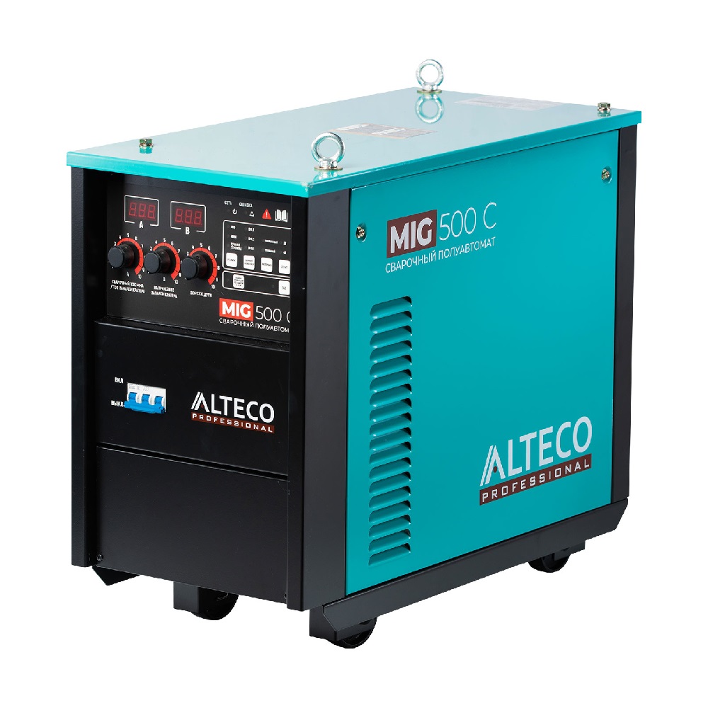 Сварочный аппарат Alteco MIG-500C + катушка аппарат для сварки пластика 1500 вт 20 63 мм комлект металлический кейс диолд аспт 4
