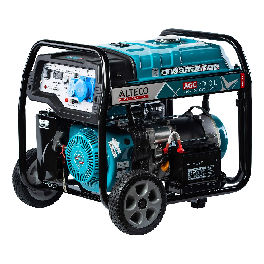 Бензиновый генератор Alteco AGG 7000 Е MSTART аккумулятор alteco bcd 1410 li