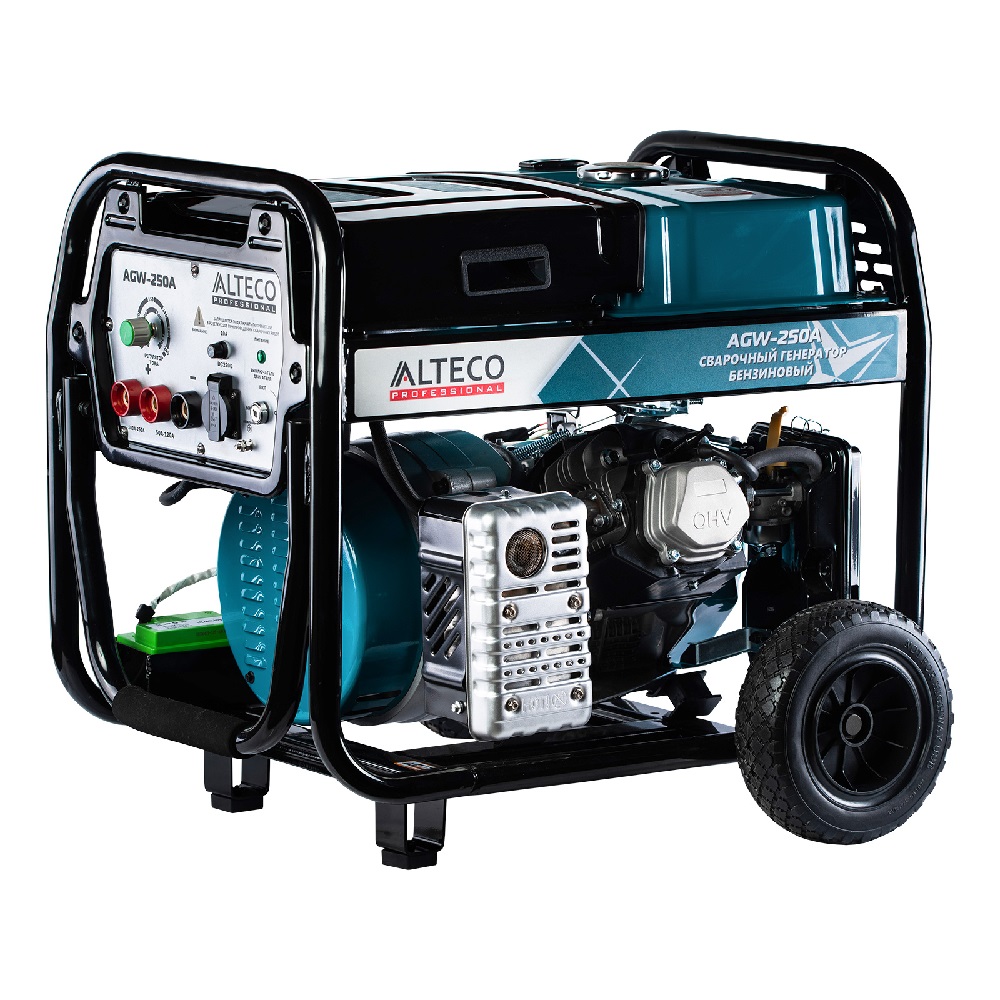 Бензиновый генератор сварочный Alteco AGW-250A бензиновый сварочный генератор tss pro ggw 3 0 250e r