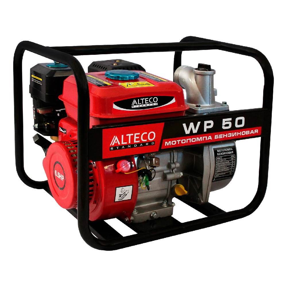 Бензиновая мотопомпа Alteco WP 50 бензиновая мотопомпа для чистой воды tor