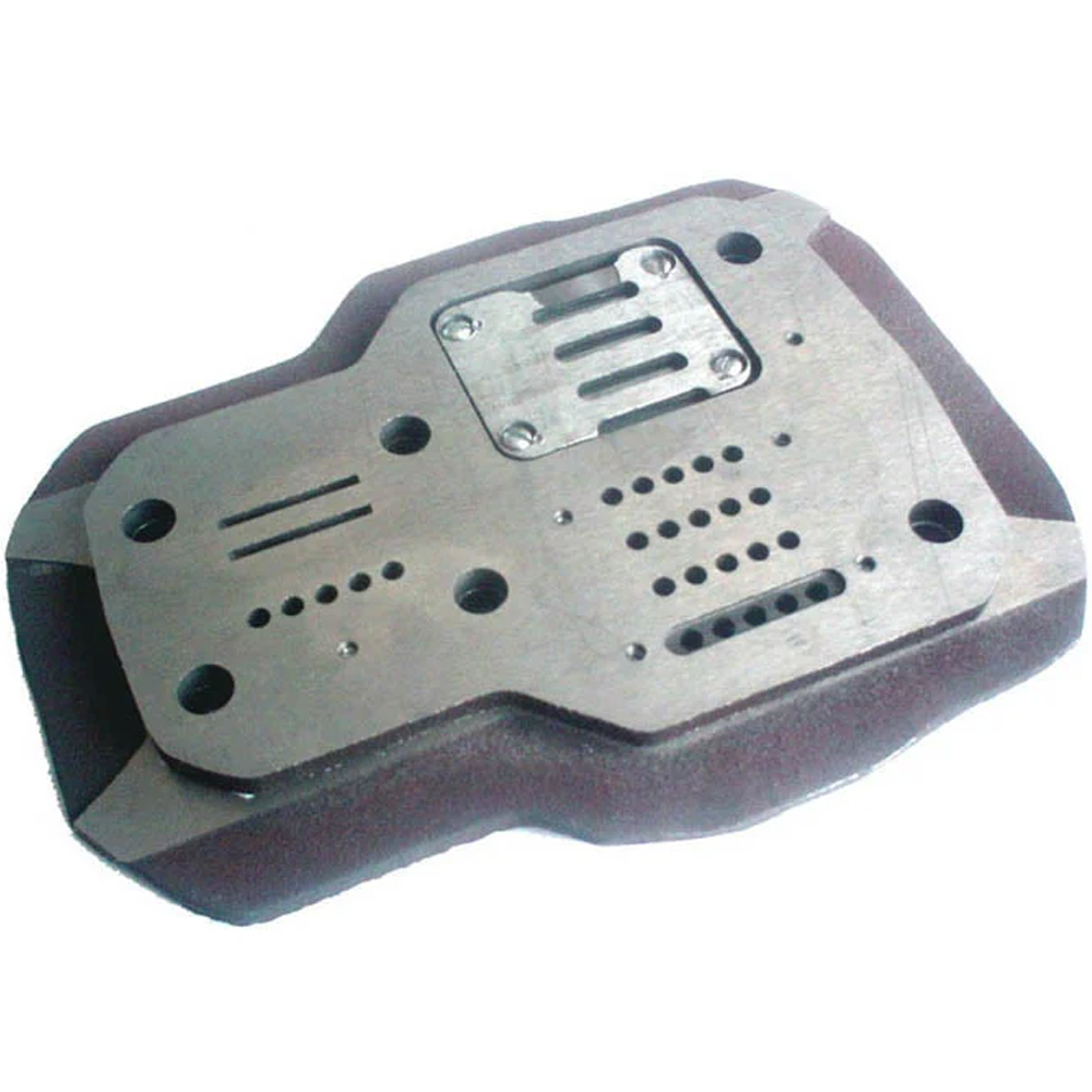 Блок клапанный С415М.01.00.800 чугунный левый клапанный блок для компрессорной головки с416м бежецк асо
