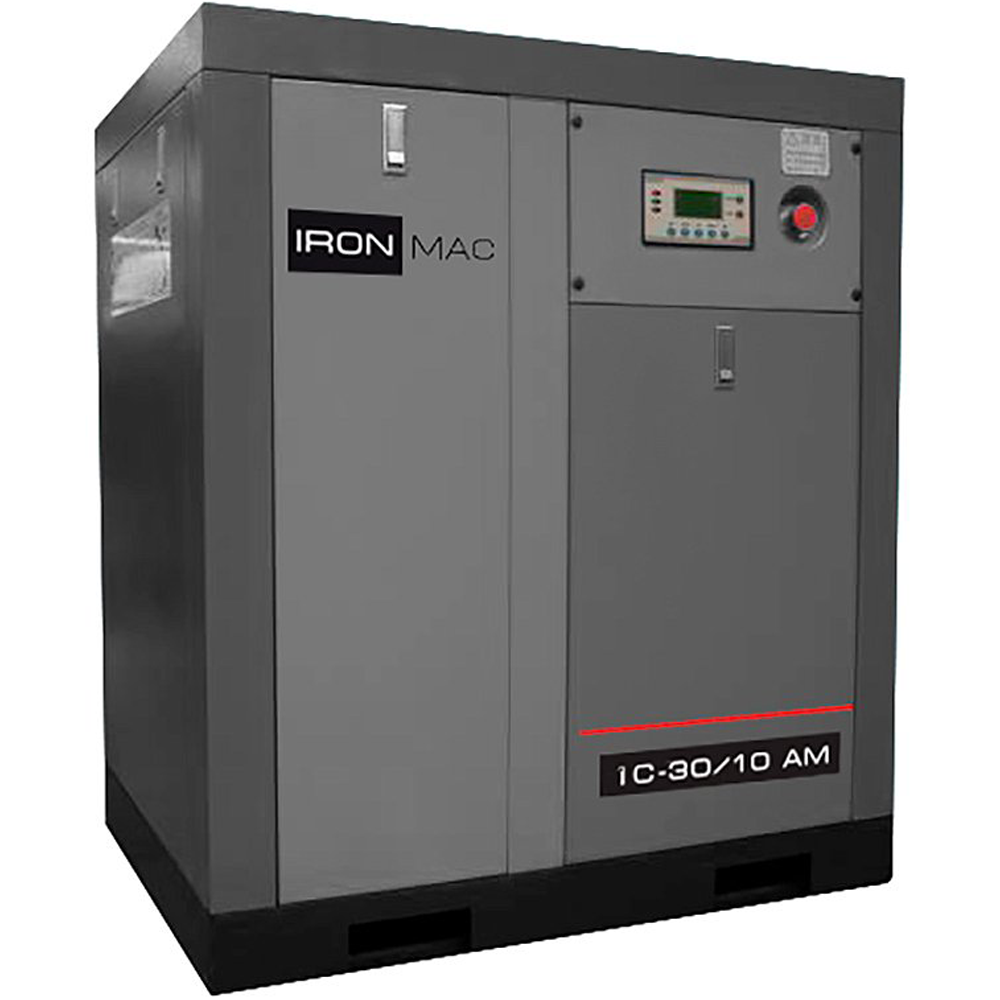 Винтовой компрессор IRONMAC IC 30/10 AM винтовой компрессор ironmac ic 30 8 с vsd ip23