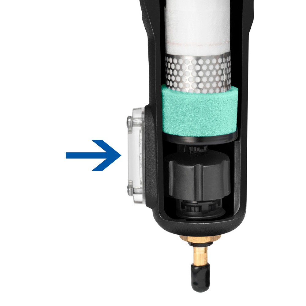 Боковое смотровое окошко для фильтров ABAC 45-2430 клещи для съема фильтров wiederkraft