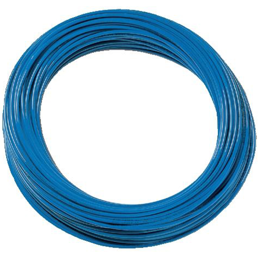 Трубка полиэтиленовая синяя Camozzi TPE 6/4-B слива яичная синяя пакет h50 см
