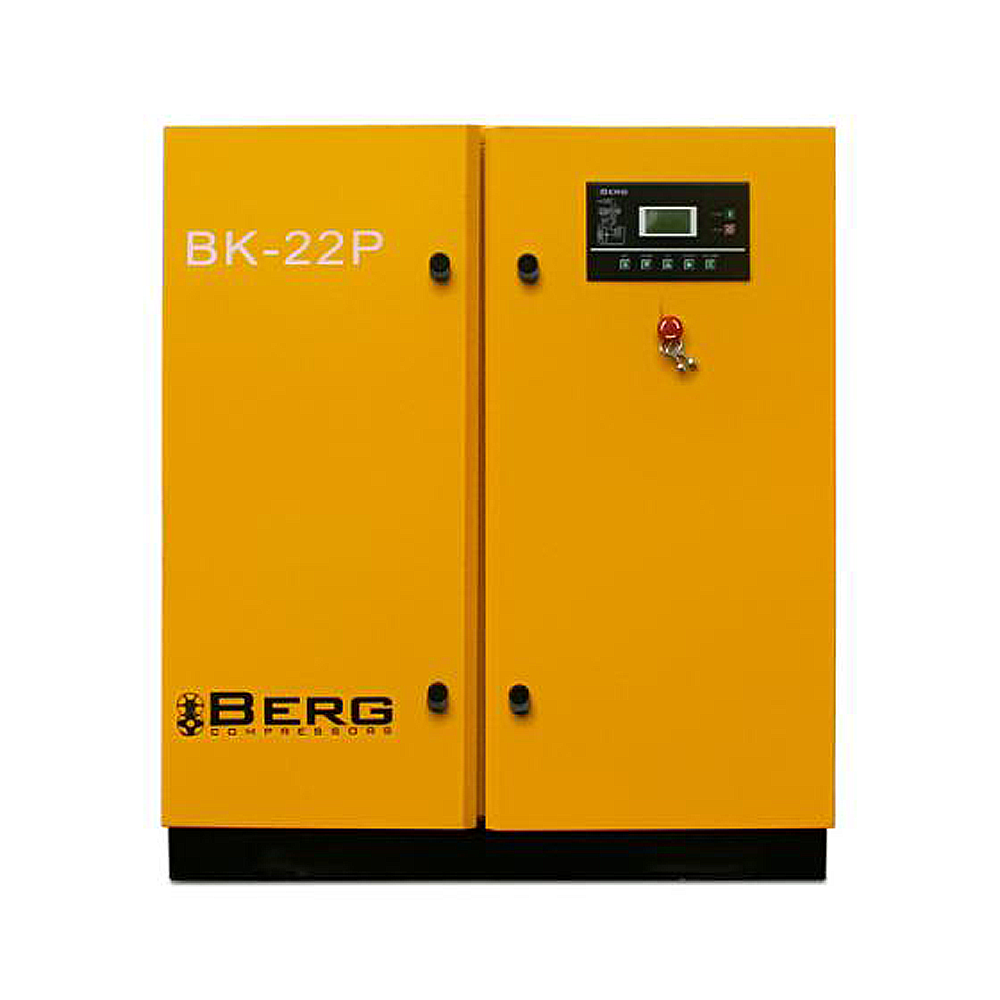 Винтовой компрессор Berg ВК-22Р - 12 бар (IP23) винтовой компрессор berg вк 18 5 7 бар ip23