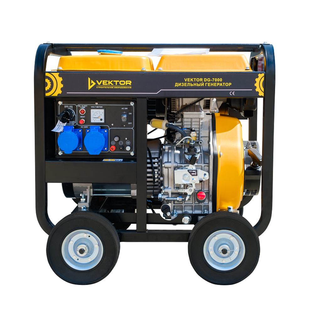 Дизельный генератор Vektor DG-7000 генератор дизельный fubag ds 6500aes 646233
