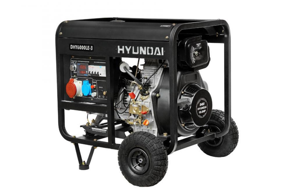 Дизельный генератор HYUNDAI DHY 6000LE дизельный генератор hyundai dhy 8500le 3