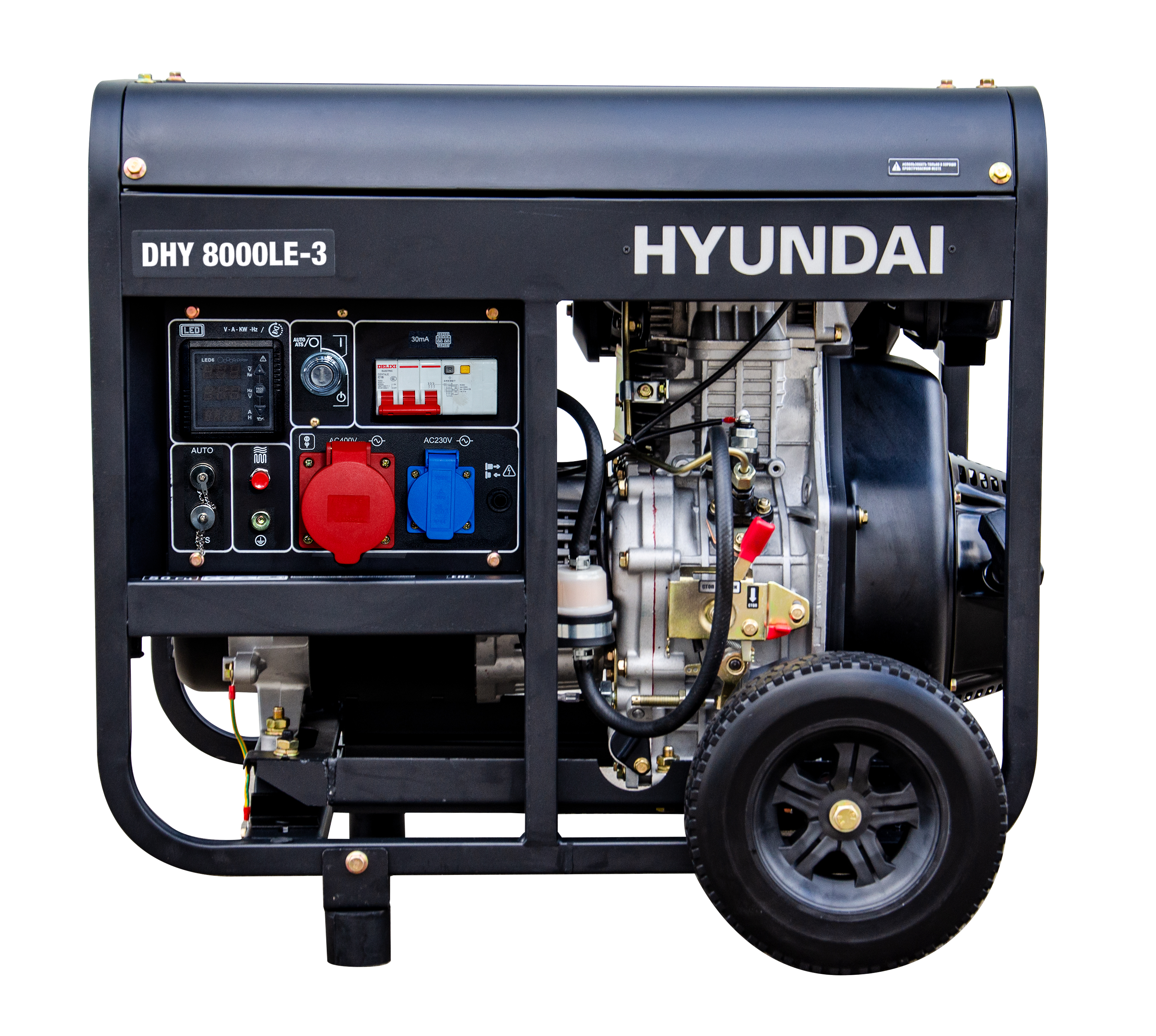 Дизельный генератор Hyundai DHY 8000LE-3 дизельный генератор hyundai dhy 12000le