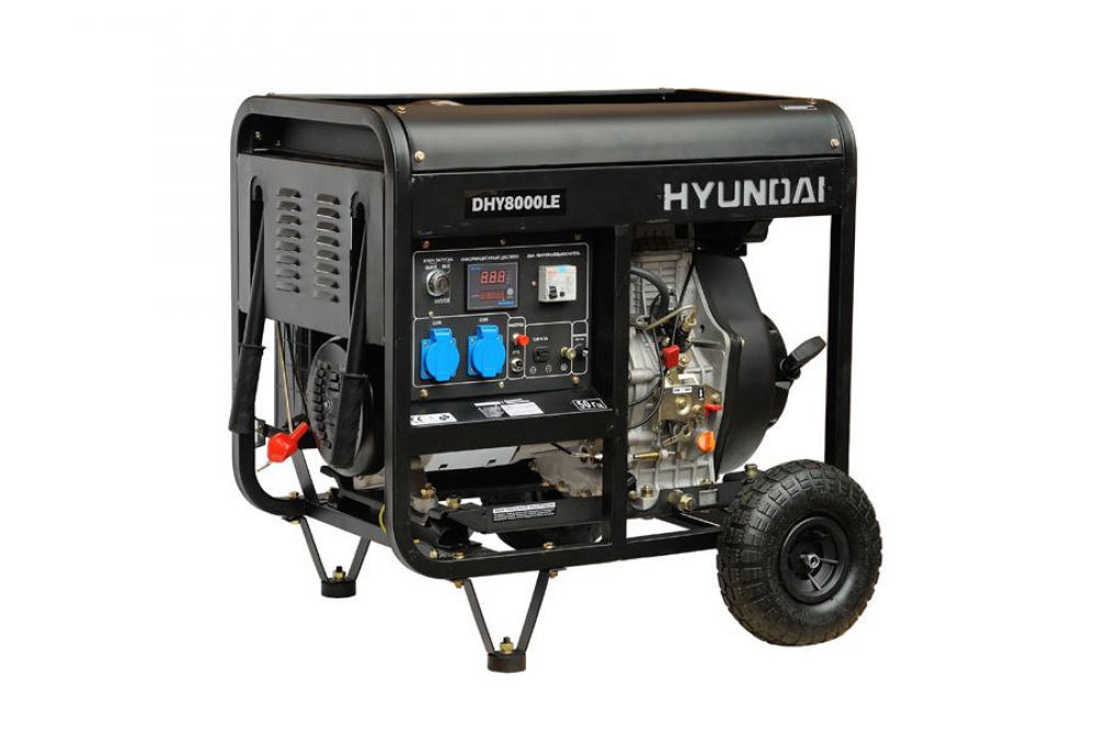 Дизельный генератор HYUNDAI DHY 8000LE дизельный генератор hyundai dhy 8500 se 3