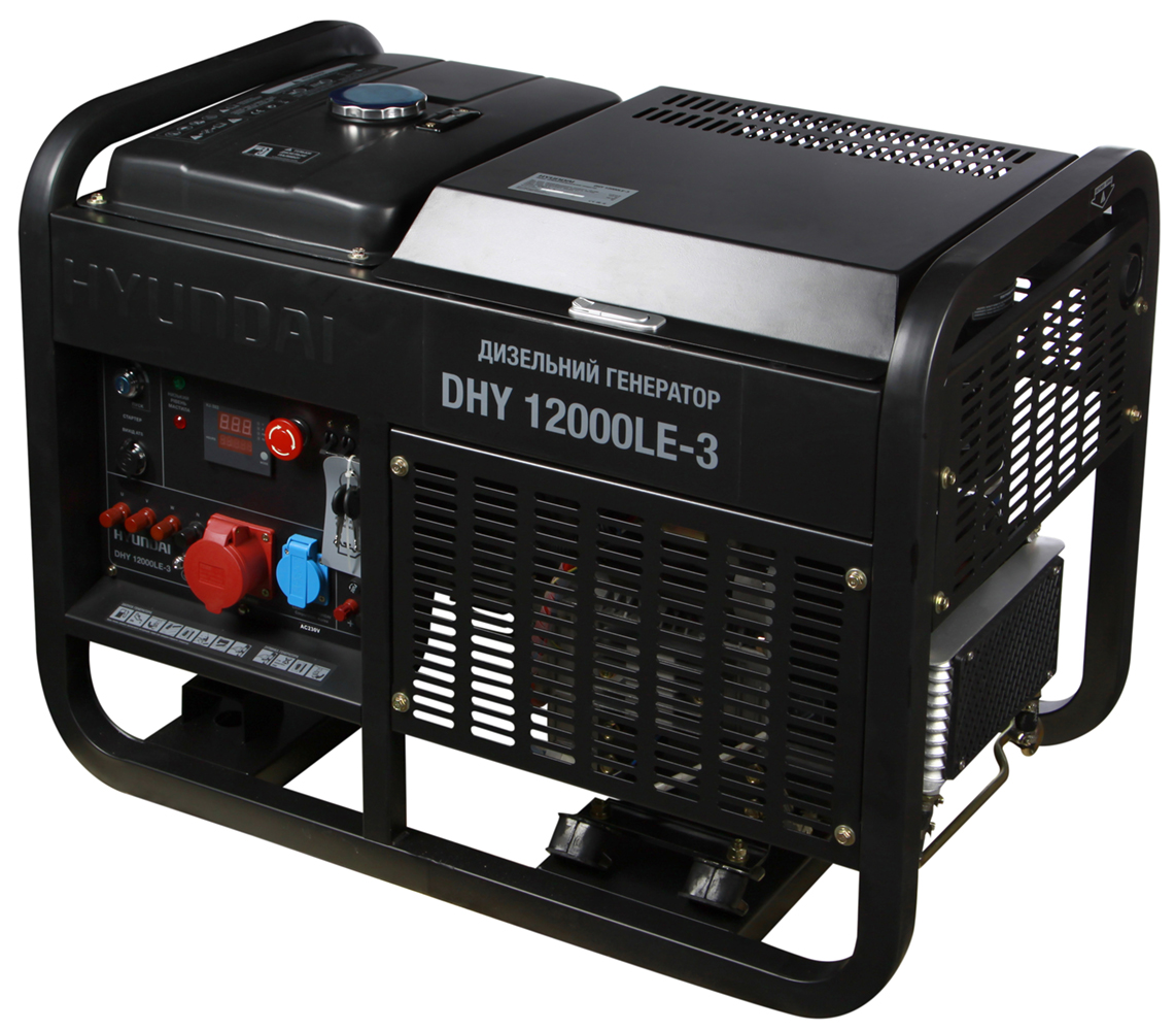 Дизельный генератор Hyundai DHY 12000LE-3 дизельный генератор energo ad200 t400c s