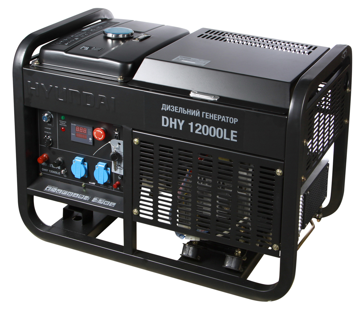 Дизельный генератор Hyundai DHY 12000LE дизельный генератор hyundai dhy 8500 se 3