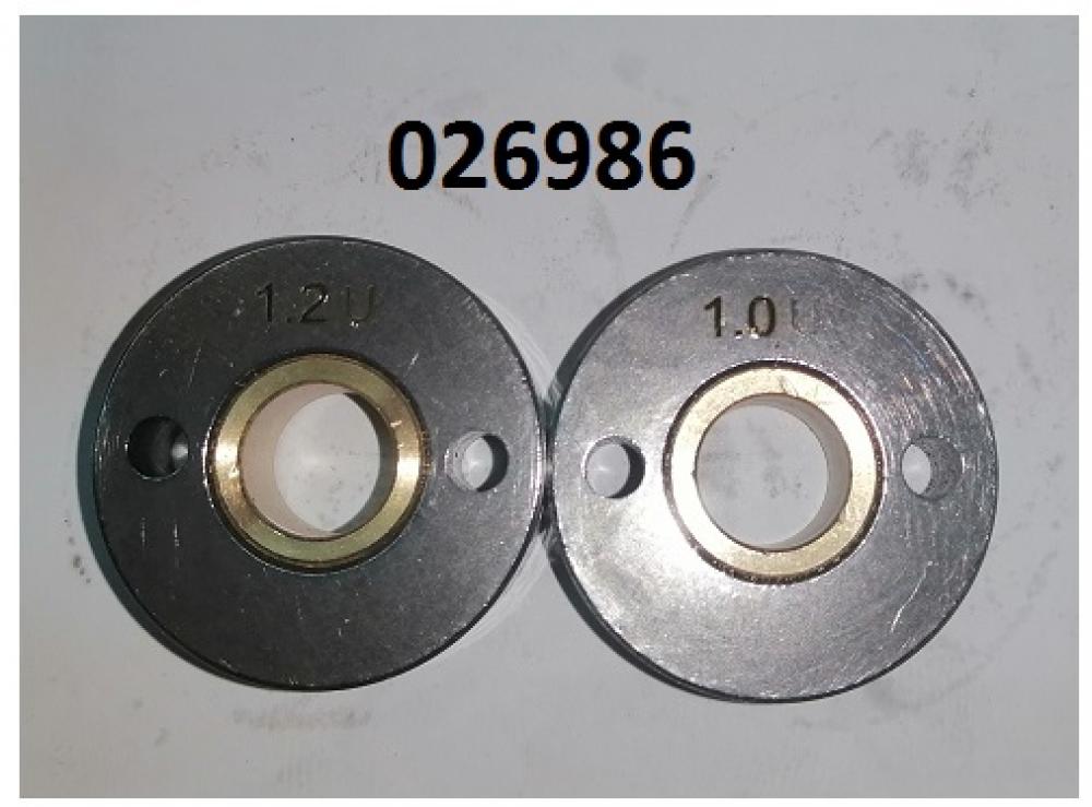 Ролик подающий под алюминий (30-10-12) 1.0/1.2 ролик 0 6 0 8 с наконечником 0 6 мм и 0 8 мм для саипа серии lsd
