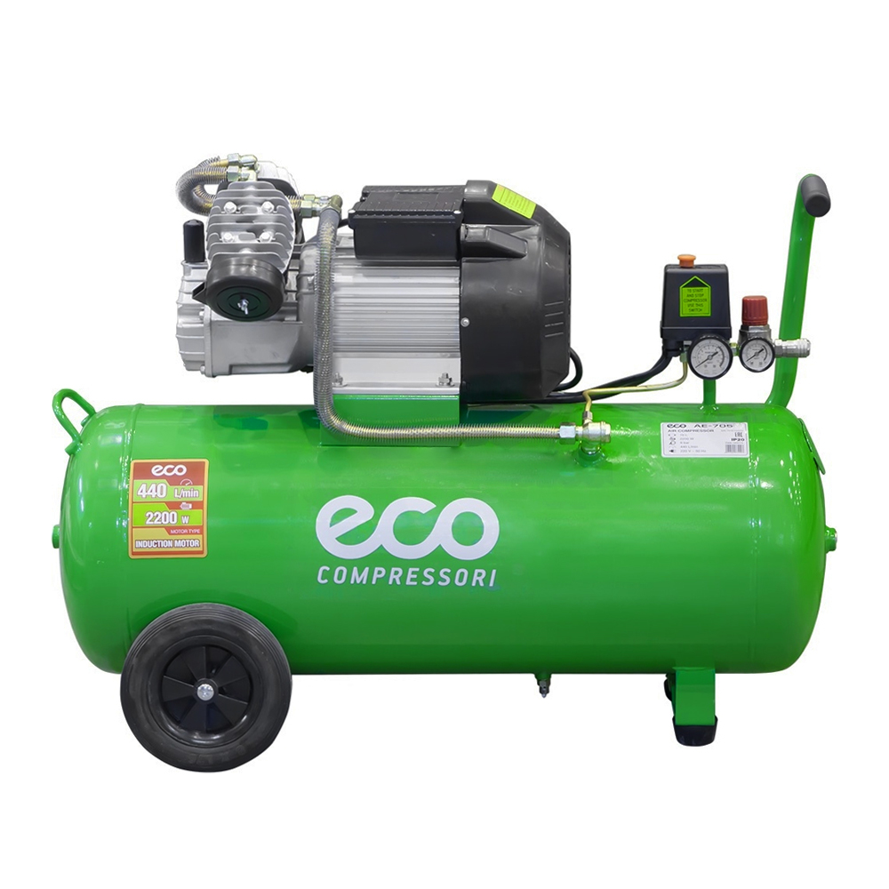 Компрессор поршневой ECO AE-502-3 компрессор поршневой elitech acf 500 120s 120 л 500 л мин