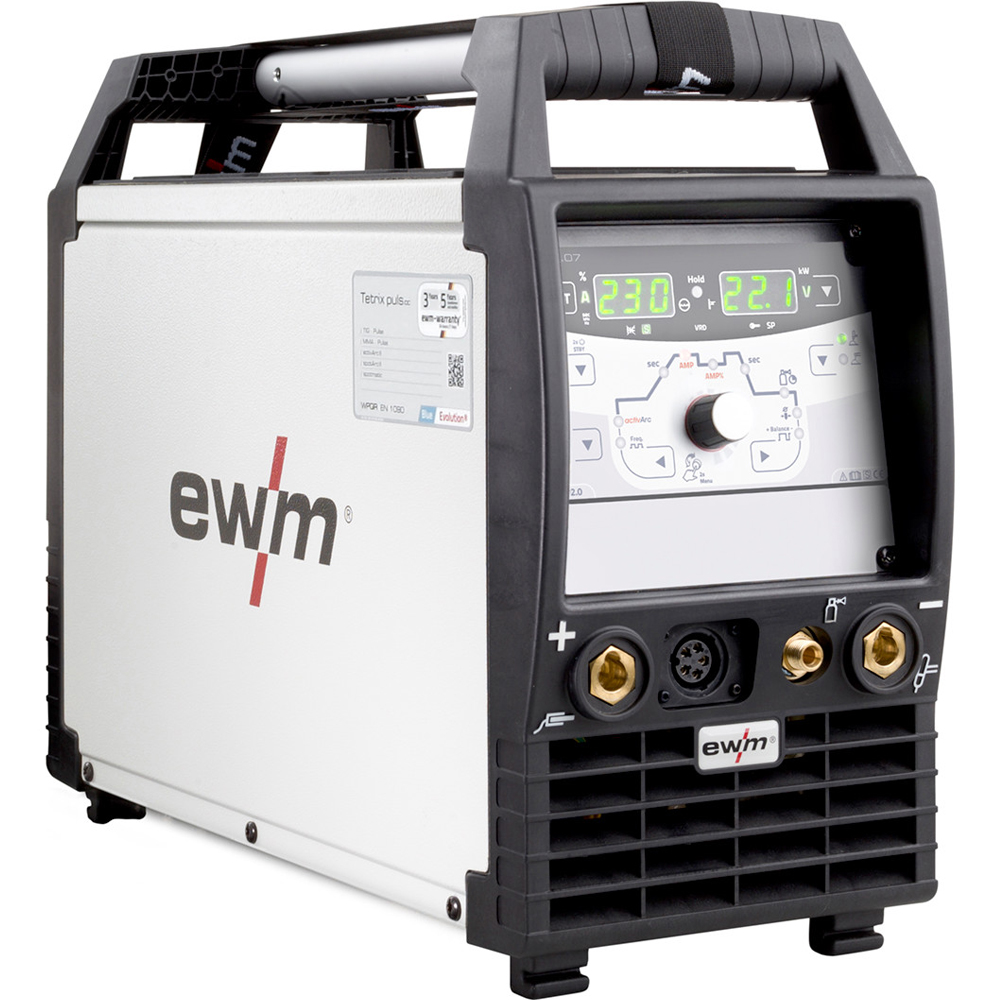 Сварочный инвертор EWM Tetrix 230 DC Smart 2.0 puls 5P TM сварочный инвертор зубр са 190 190 а mma 6600 вт 220 в 1 6 5 мм