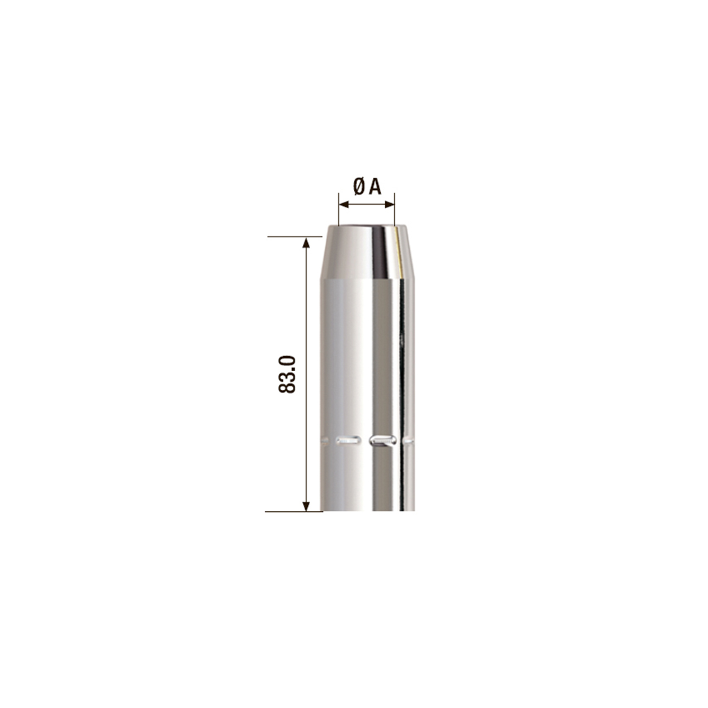 Газовое сопло Fubag D=16 мм FB 400 (5 шт.) [FB400.N.16.0] панель 1 сопло d400 4033 976