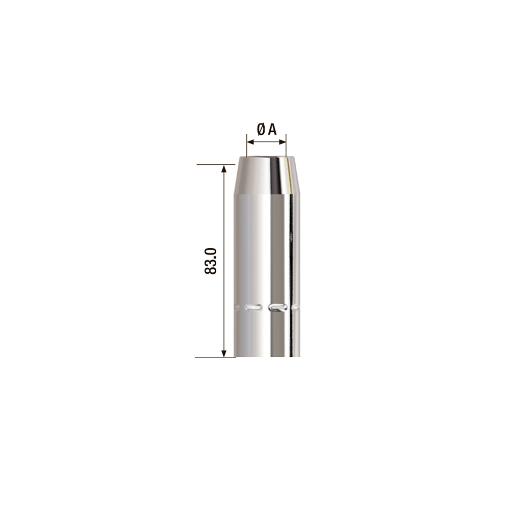 Газовое сопло Fubag D=19 мм FB 400 (5 шт.) [FB400.N.19.0]