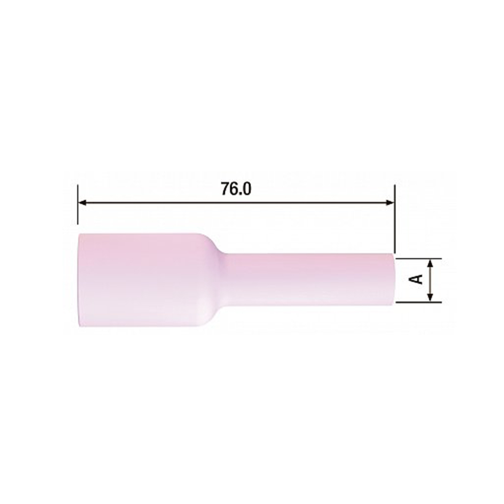 Сопло керамическое Fubag для газовой линзы №6L ф10 FB TIG 17-18-26 (10 шт.) [FB54N16L] сопло керамическое optima xl10n48 6 tw 17 18 26 l 47 мм d 9 5 мм
