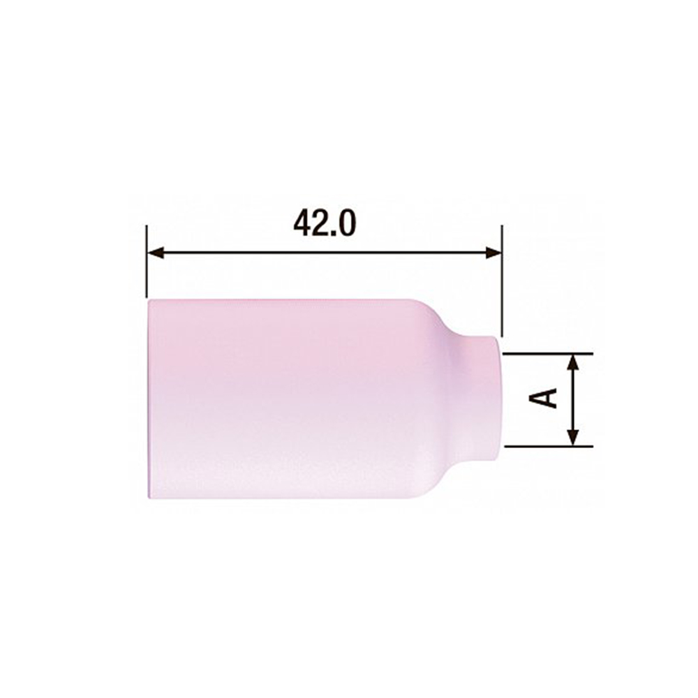 Сопло керамическое Fubag для газовой линзы №5 ф8 FB TIG 17-18-26 (10 шт.) [FB54N17] сопло керамическое fubag 8 12 5 мм fb tig 190 400w 450w