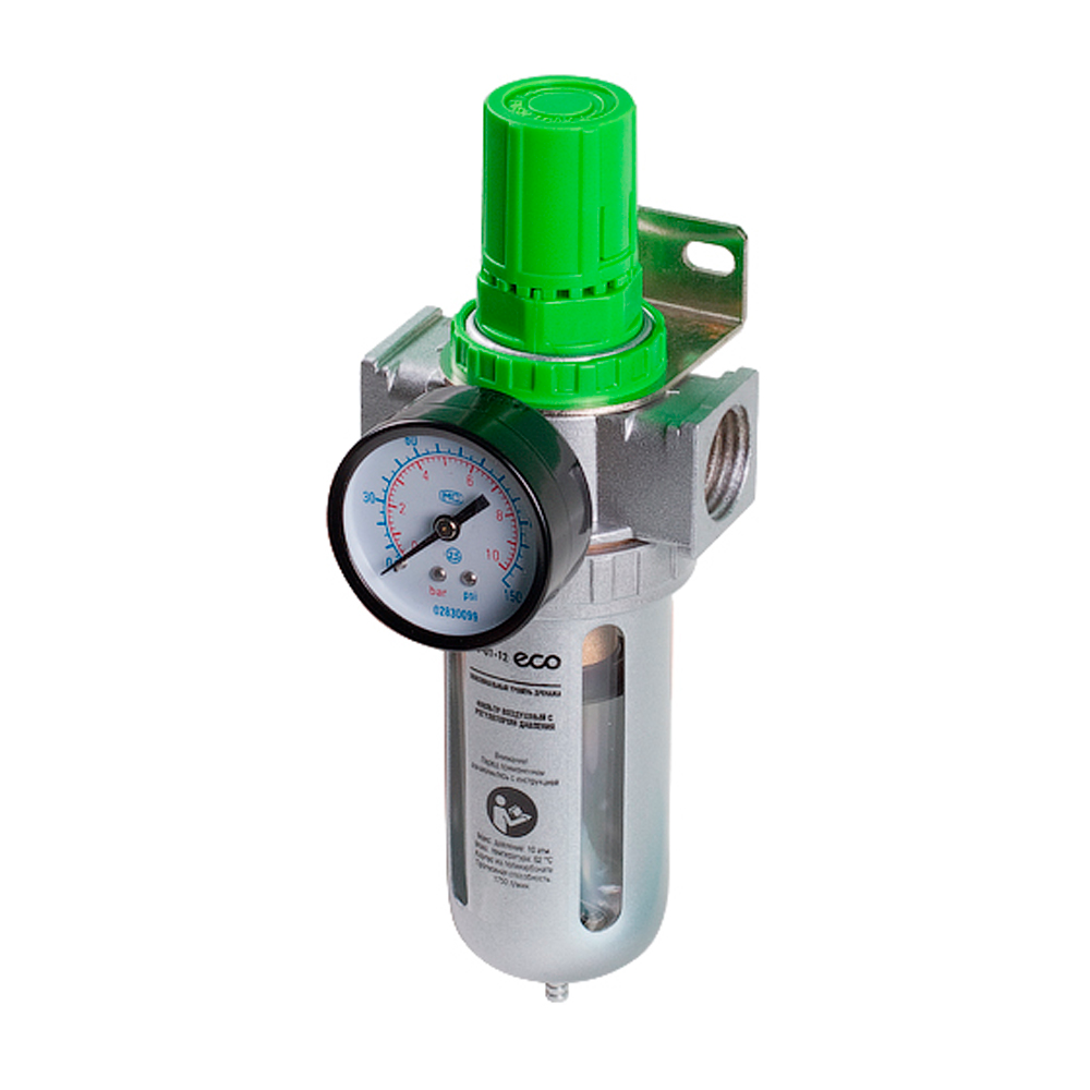 фильтр воздушный eco с регулятором давления 1 2 au 01 12 Фильтр воздушный ECO с регулятором давления (1/2