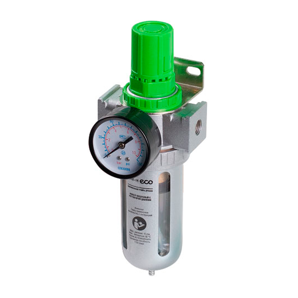 фильтр воздушный eco с регулятором давления 1 2 au 01 12 Фильтр воздушный ECO с регулятором давления (1/4