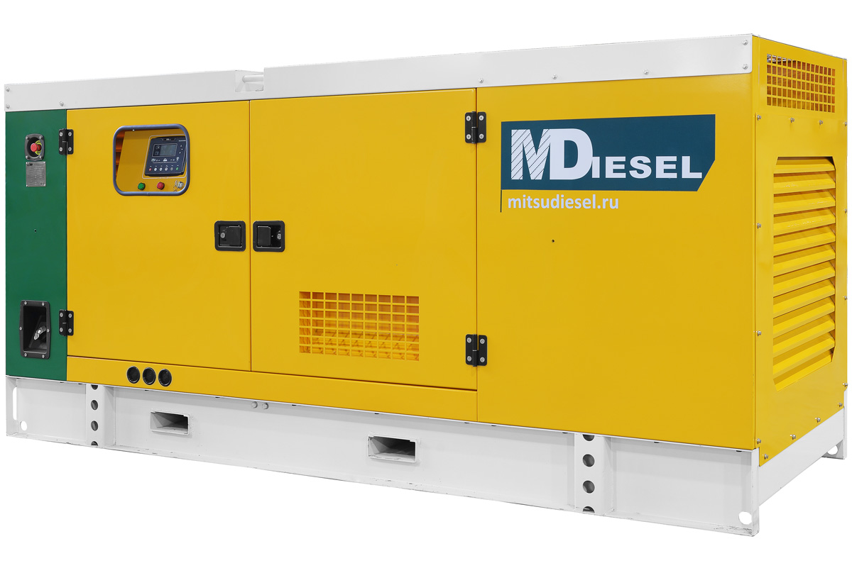 Резервный дизельный генератор МД АД-150С-Т400-1РКМ29 в шумозащитном кожухе резервный дизельный генератор мд ад 16с т400 1ркм29 в шумозащитном кожухе