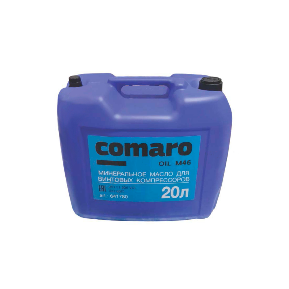 Масло компрессорное синтетическое COMARO OIL М46 (20 литров) компрессорное масло mobil rarus 827 1 литр