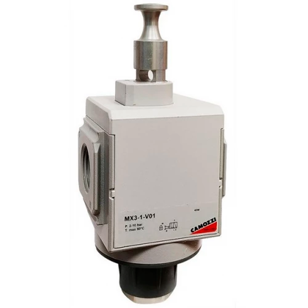 Клапан безопасности ручной Camozzi MX2-1/2-V01 клапан для сброса избыточного давления camozzi vmr 1 8 b10