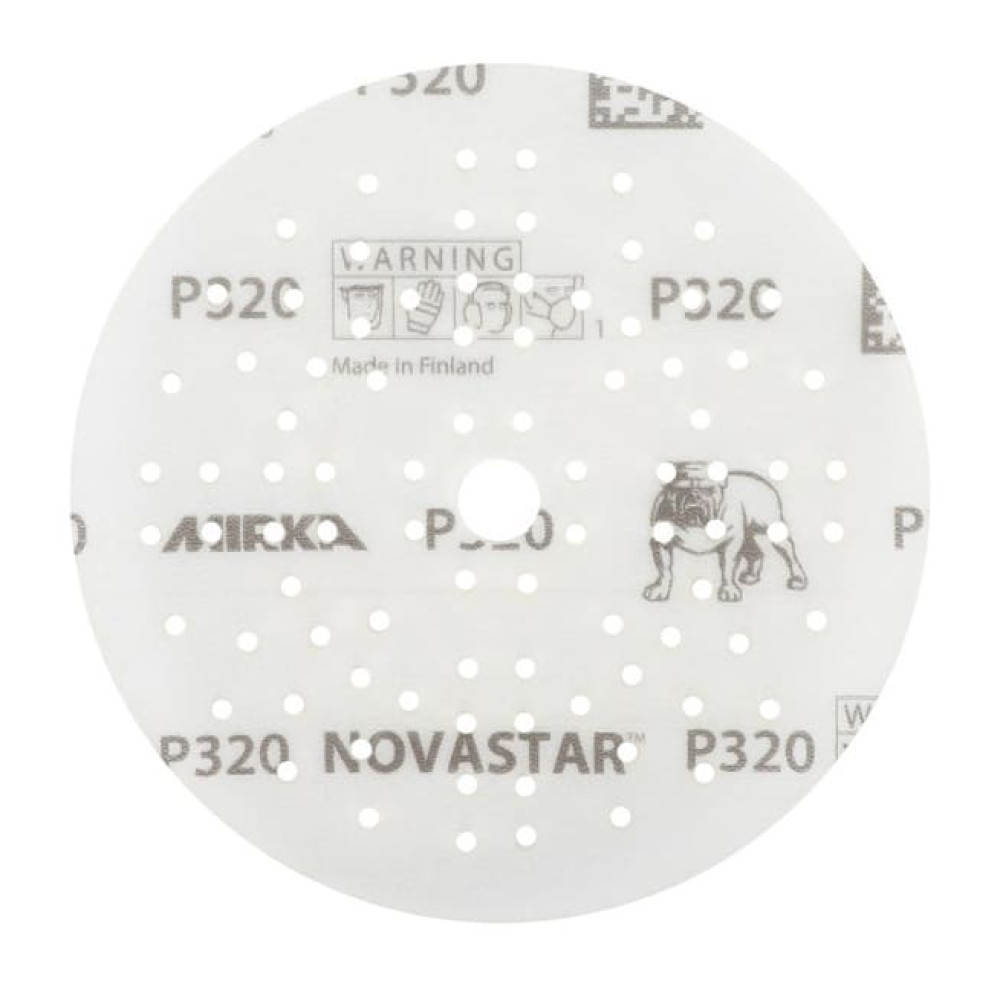 Шлифовальные круги Mirka Novastar Ø 125 мм P120 (89 отверстий) [FG6C209912] шлифовальные круги mirka abranet ace ø 150 мм p120 [ac24105012]